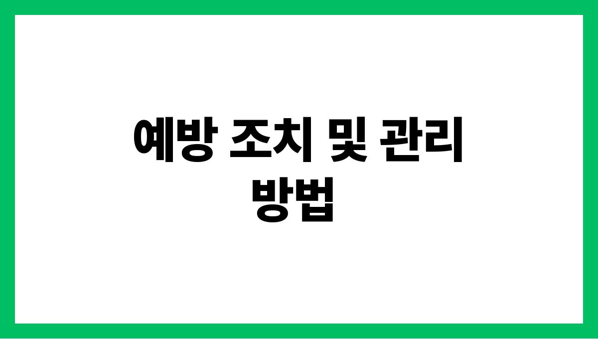 심혈관계 질환 악화 예방 조치 및 관리 방법