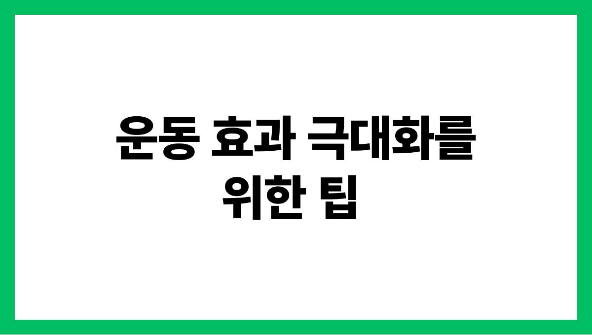 계단 운동으로 건강 챙기기 효과와 주의사항 운동 효과 극대화를 위한 팁