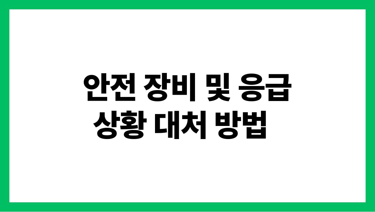 차 타고 떠나는 여름 로드트립 준비물 안전 장비 및 응급상황 대처 방법