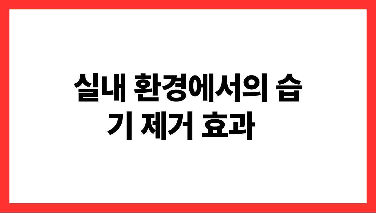 습기제거식물추천 실내 환경에서의 습기 제거 효과